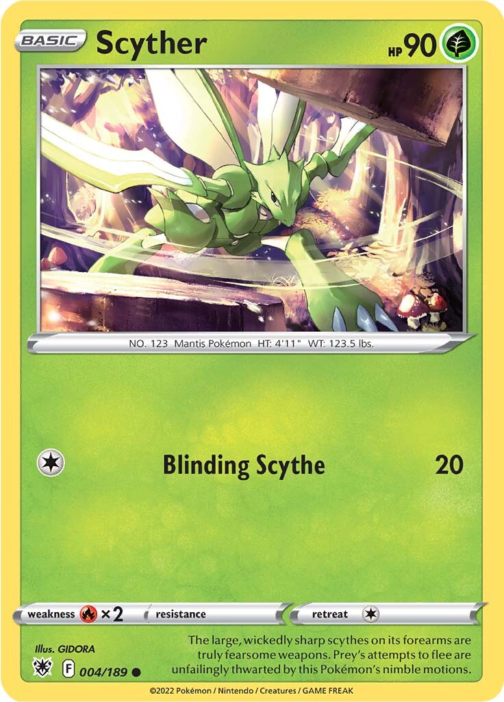 Scyther (004/189) [Sword & Shield: Astral Radiance] | Good Games North