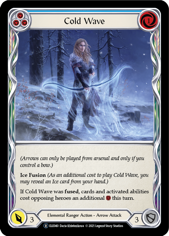 Cold Wave (Blue) [U-ELE040] Unlimited Normal | Good Games North