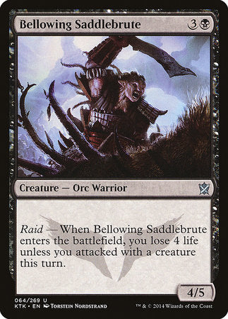 Bellowing Saddlebrute [Khans of Tarkir] | Good Games North