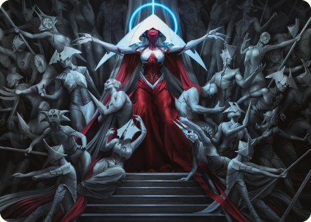 Elesh Norn, Mother of Machines Art Card [Phyrexia: All Will Be One Art Series] | Good Games North