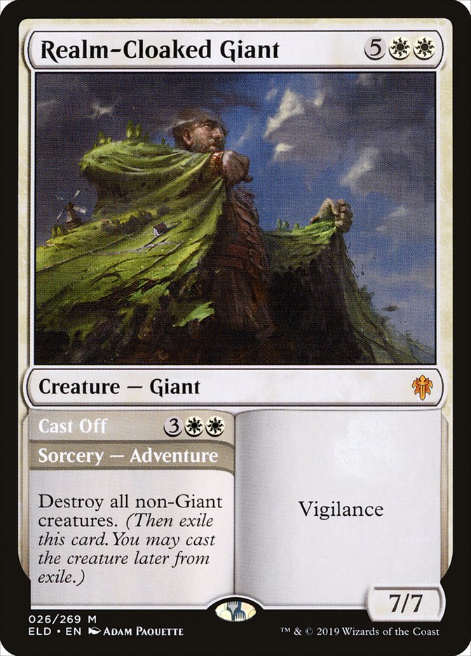 Realm-Cloaked Giant // Cast Off [Throne of Eldraine] | Good Games North