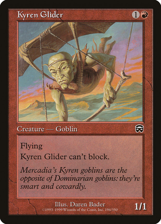 Kyren Glider [Mercadian Masques] | Good Games North