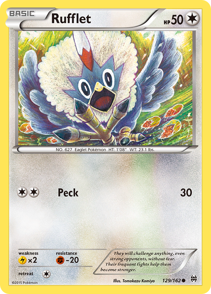 Rufflet (129/162) [XY: BREAKthrough] | Good Games North