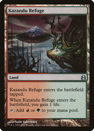 Kazandu Refuge [Commander 2011] | Good Games North