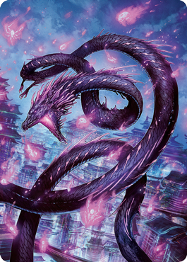 Junji, the Midnight Sky 2 Art Card [Kamigawa: Neon Dynasty Art Series] | Good Games North