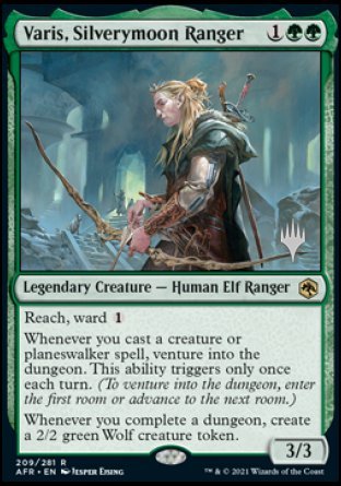 Varis, Silverymoon Ranger (Promo Pack) [Dungeons & Dragons: Adventures in the Forgotten Realms Promos] | Good Games North