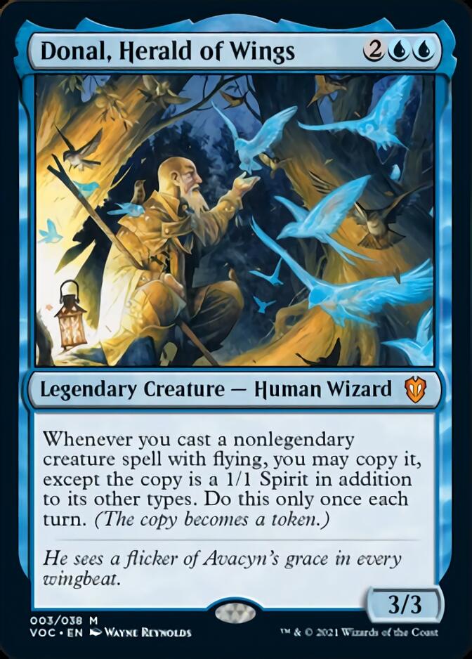 Donal, Herald of Wings [Innistrad: Crimson Vow Commander] | Good Games North