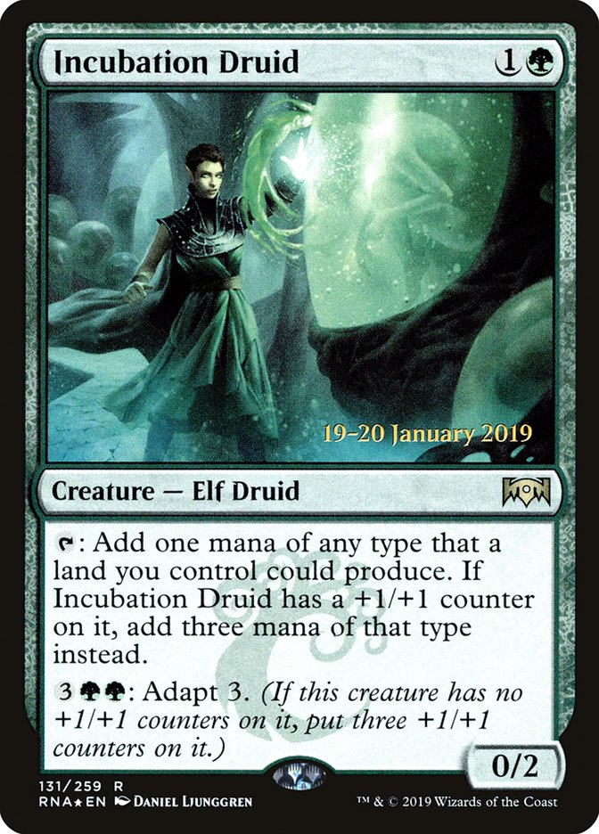 Incubation Druid [Ravnica Allegiance Prerelease Promos] | Good Games North