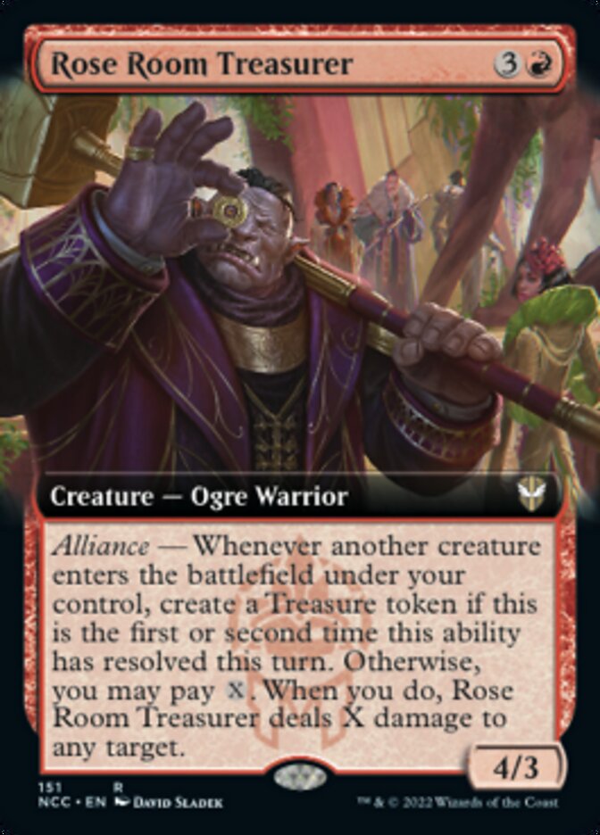 Rose Room Treasurer (Extended Art) [Streets of New Capenna Commander] | Good Games North