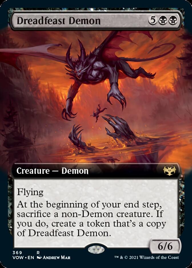 Dreadfeast Demon (Extended) [Innistrad: Crimson Vow] | Good Games North