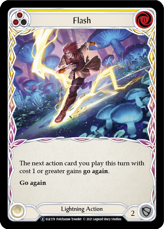 Flash (Yellow) [U-ELE178] Unlimited Rainbow Foil | Good Games North