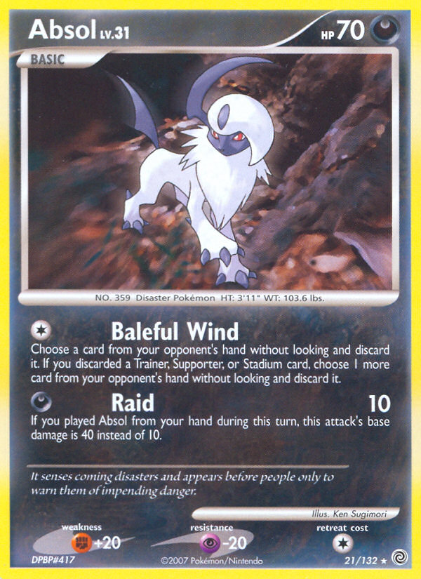 Absol (21/132) [Diamond & Pearl: Secret Wonders] | Good Games North