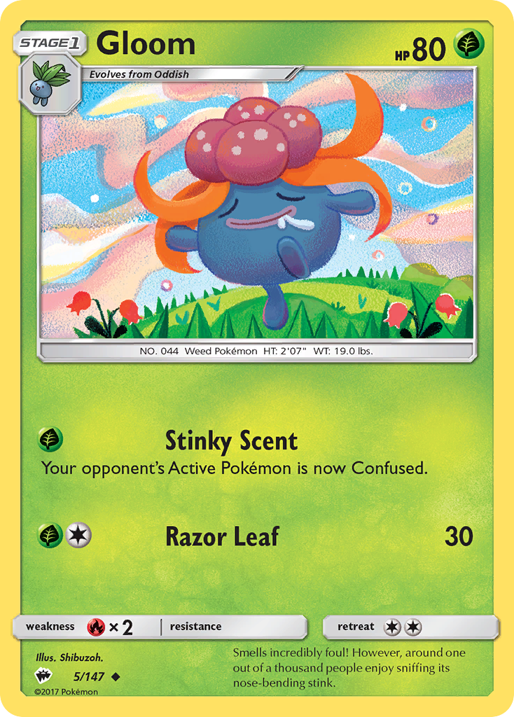 Gloom (5/147) [Sun & Moon: Burning Shadows] | Good Games North