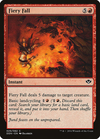 Fiery Fall [Duel Decks: Speed vs. Cunning] | Good Games North