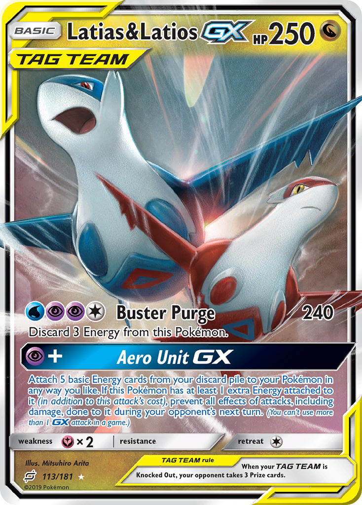 Latias & Latios GX (113/181) [Sun & Moon: Team Up] | Good Games North
