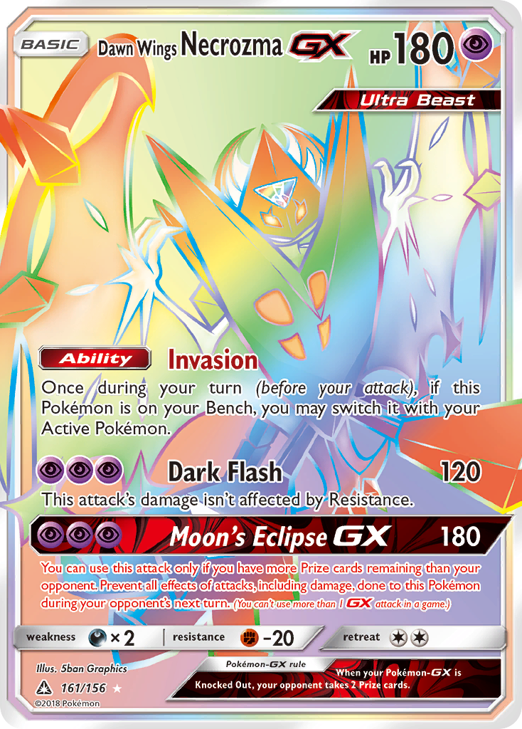Dawn Wings Necrozma GX (161/156) [Sun & Moon: Ultra Prism] | Good Games North