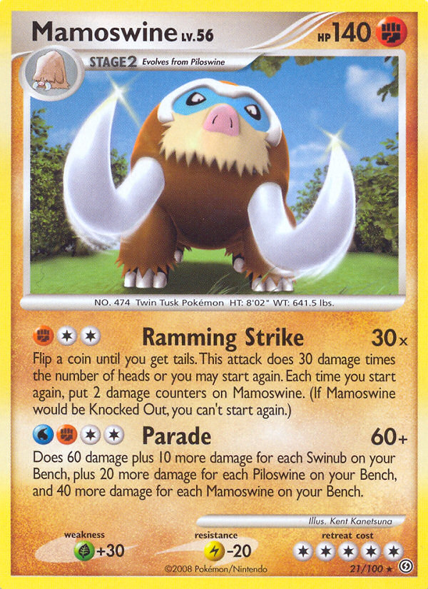 Mamoswine (21/100) [Diamond & Pearl: Stormfront] | Good Games North