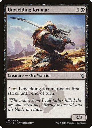 Unyielding Krumar [Khans of Tarkir] | Good Games North