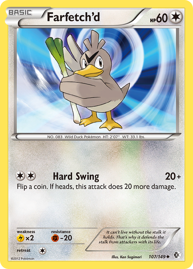 Farfetch'd (107/149) [Black & White: Boundaries Crossed] | Good Games North