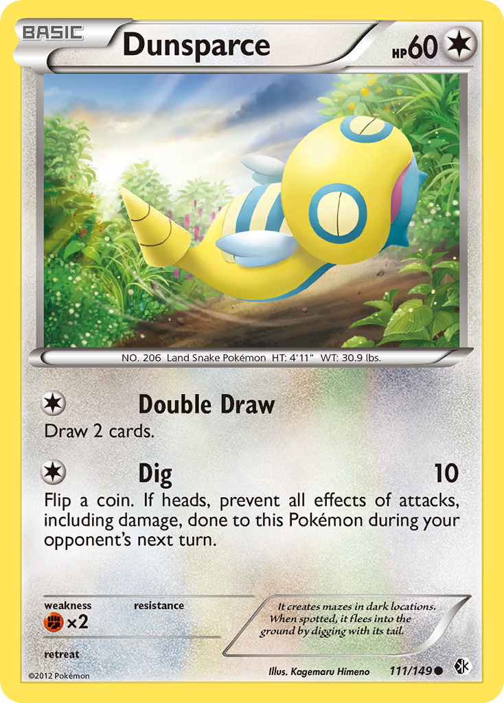 Dunsparce (111/149) [Black & White: Boundaries Crossed] | Good Games North