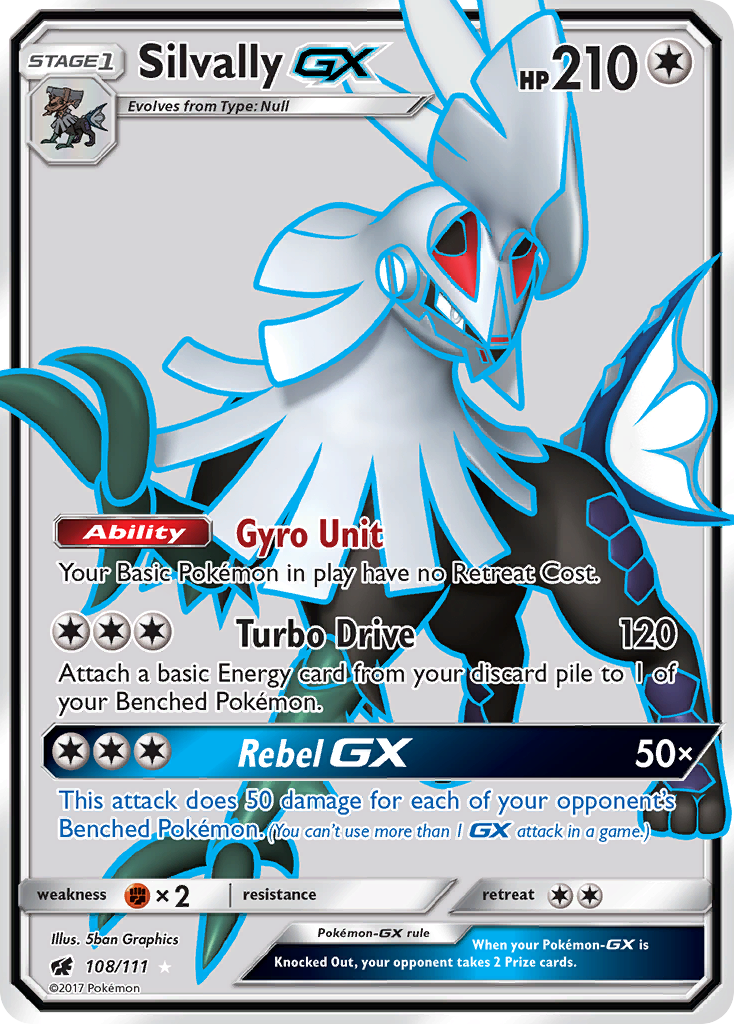 Silvally GX (108/111) [Sun & Moon: Crimson Invasion] | Good Games North