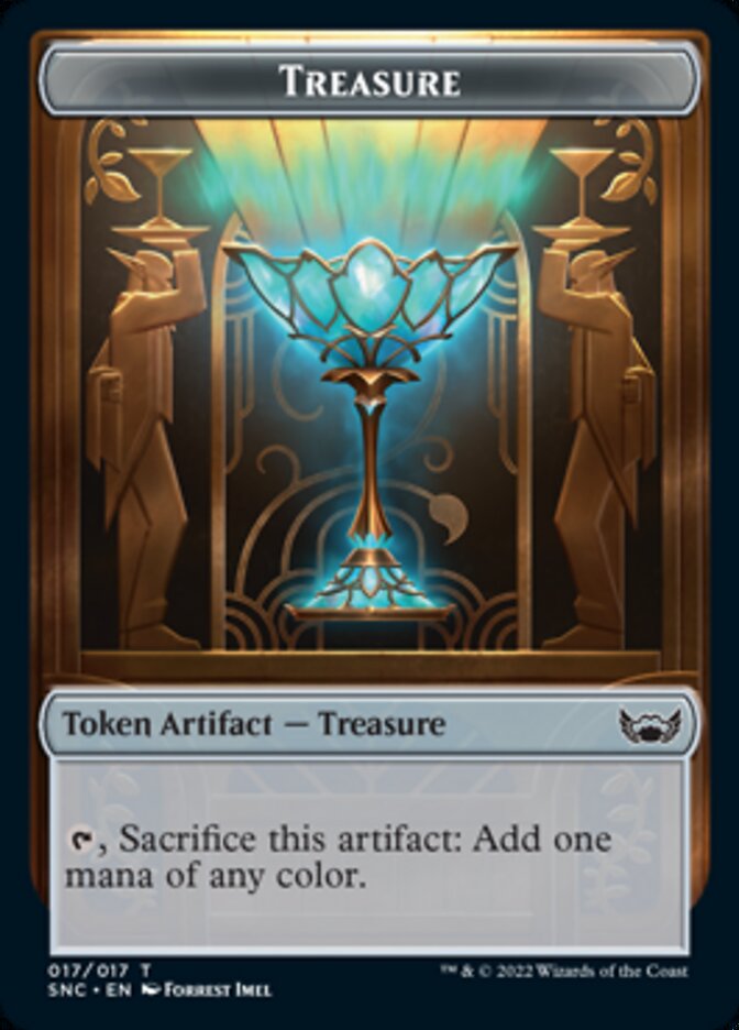 Treasure Token (017) [Streets of New Capenna Tokens] | Good Games North