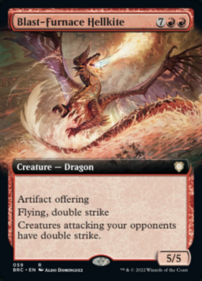 Blast-Furnace Hellkite (Extended Art) [The Brothers' War Commander] | Good Games North