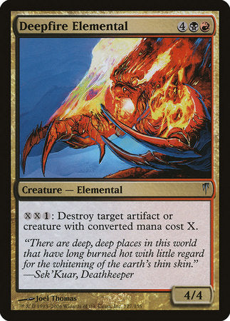 Deepfire Elemental [Coldsnap] | Good Games North