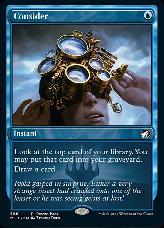 Consider (Promo Pack) [Innistrad: Midnight Hunt Promos] | Good Games North