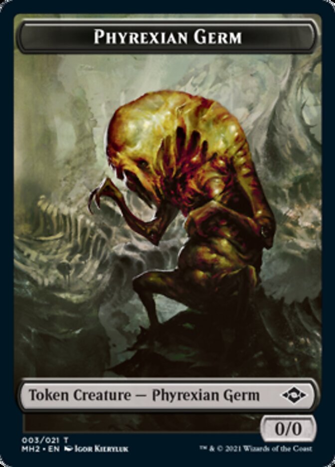 Phyrexian Germ Token // Treasure Token (#21) [Modern Horizons 2 Tokens] | Good Games North
