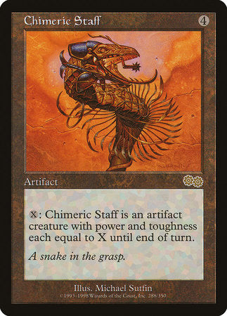 Chimeric Staff [Urza's Saga] | Good Games North