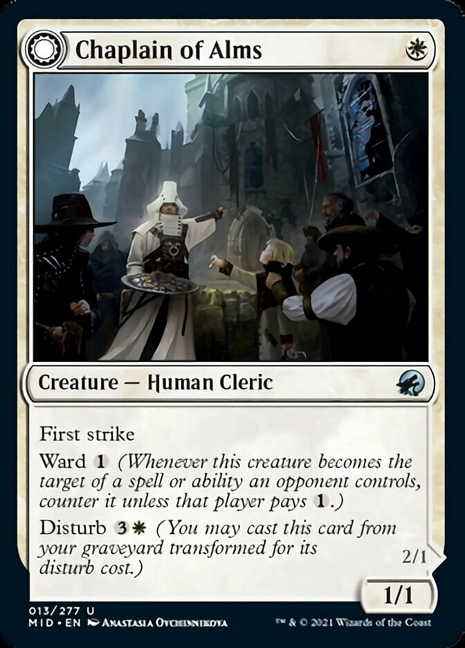 Chaplain of Alms // Chapel Shieldgeist [Innistrad: Midnight Hunt] | Good Games North