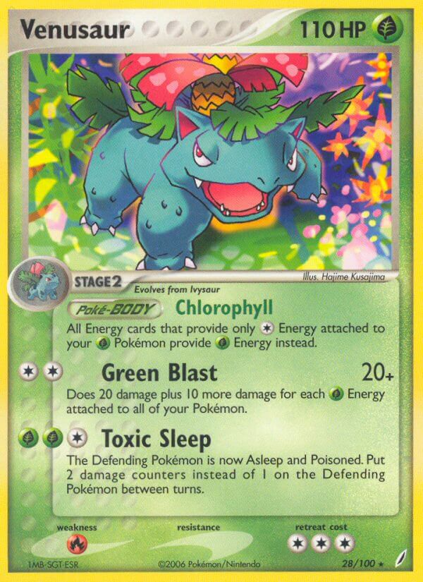 Venusaur (28/100) (Theme Deck Exclusive) [EX: Crystal Guardians] | Good Games North