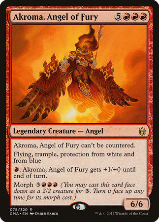 Akroma, Angel of Fury [Commander Anthology] | Good Games North