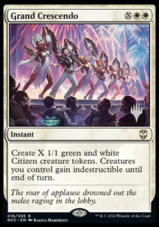 Grand Crescendo (Promo Pack) [Streets of New Capenna Commander Promos] | Good Games North