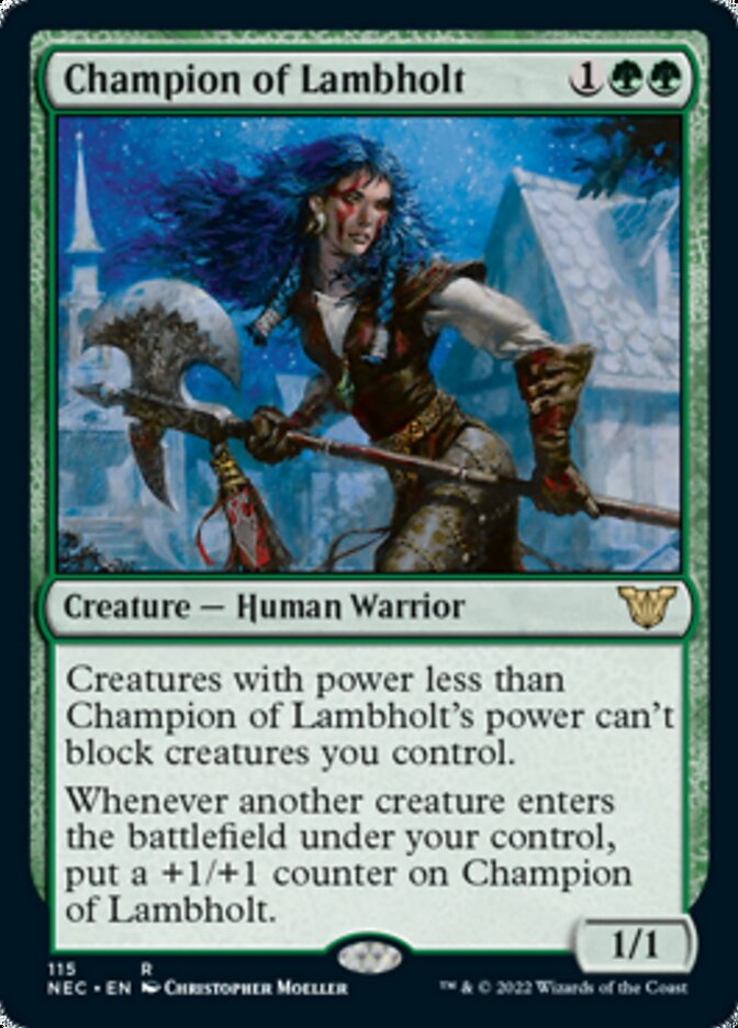 Champion of Lambholt [Kamigawa: Neon Dynasty Commander] | Good Games North