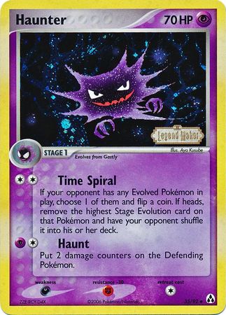 Haunter (35/92) (Stamped) [EX: Legend Maker] | Good Games North