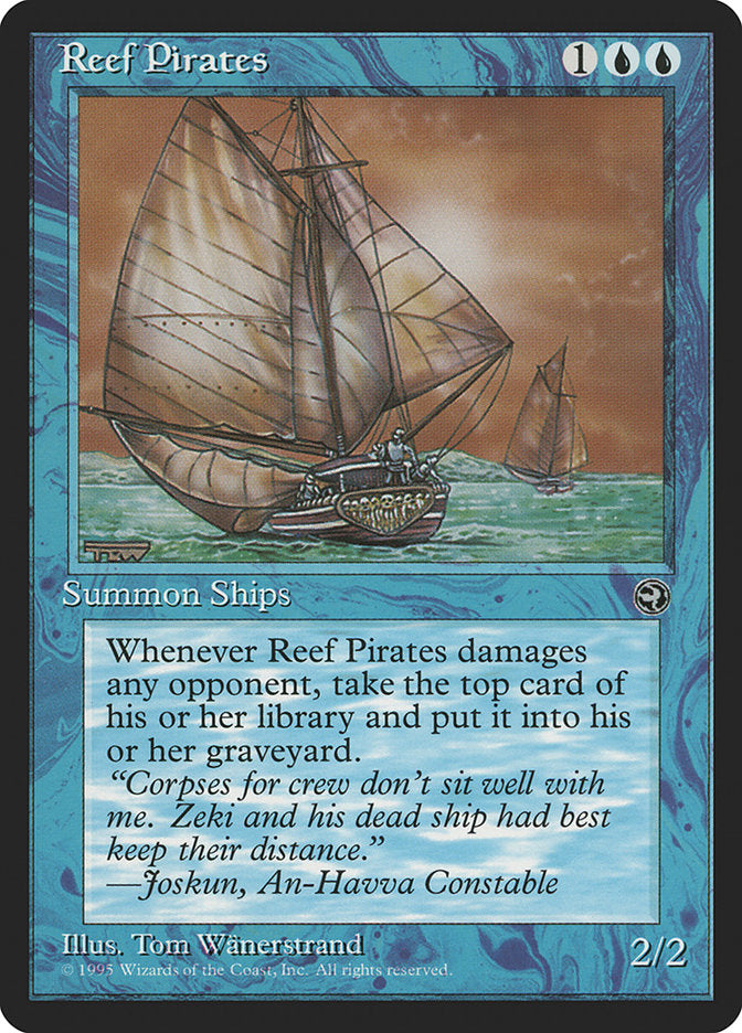 Reef Pirates (Joskun Flavor Text) [Homelands] | Good Games North