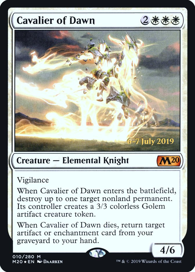 Cavalier of Dawn  [Core Set 2020 Prerelease Promos] | Good Games North