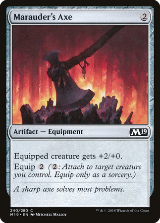 Marauder's Axe [Core Set 2019] | Good Games North