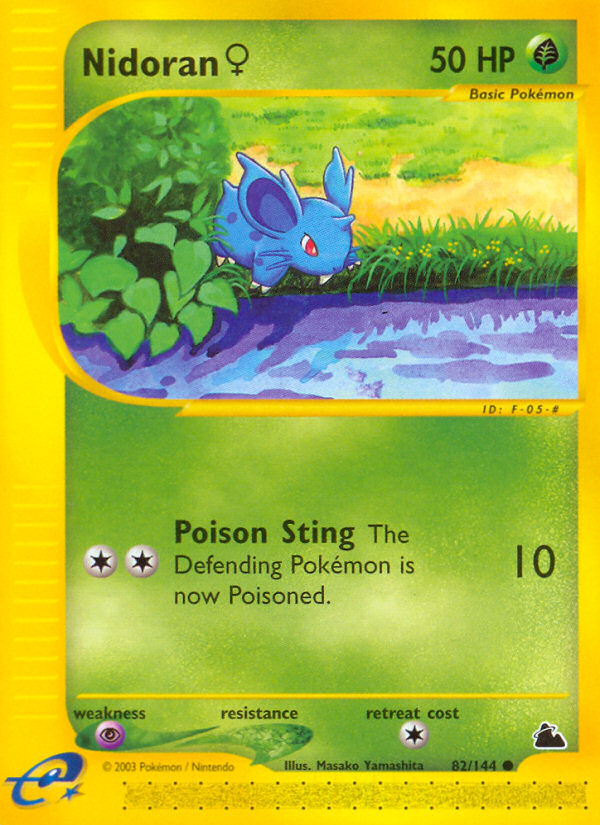 Nidoran (82/144) (Female) [Skyridge] | Good Games North