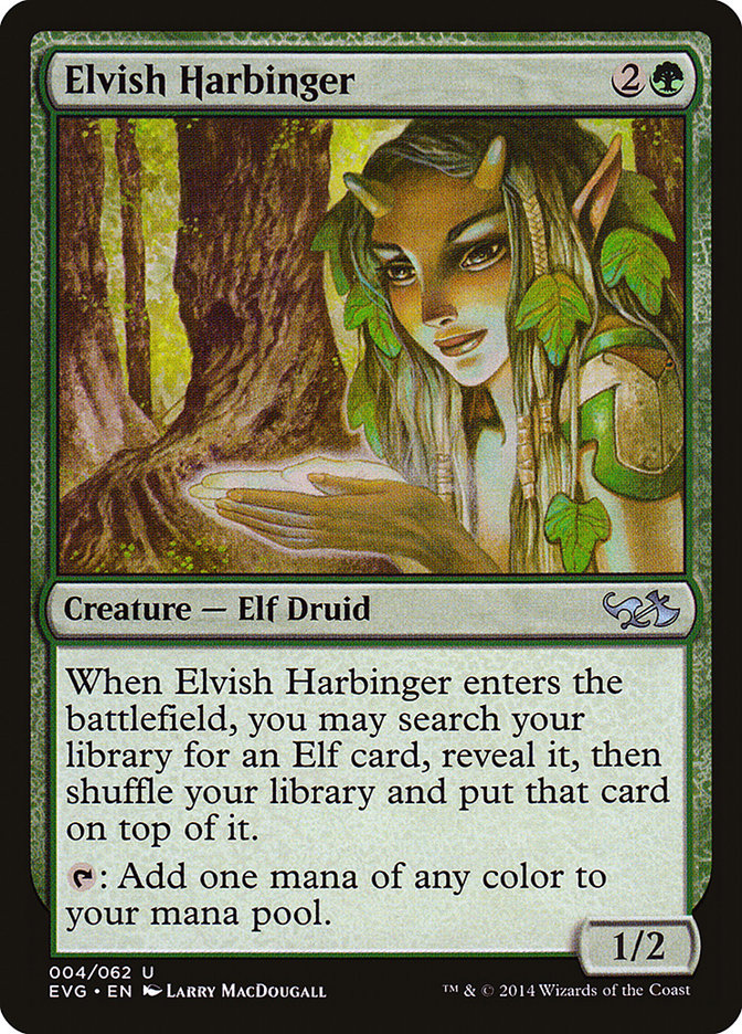 Elvish Harbinger (Elves vs. Goblins) [Duel Decks Anthology] | Good Games North