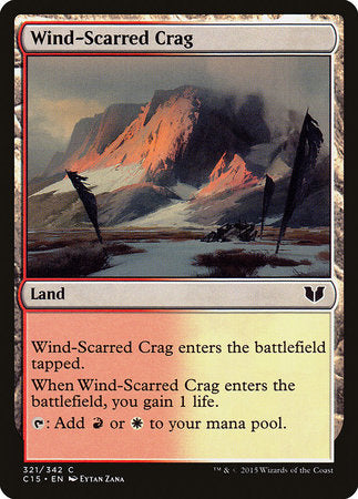 Wind-Scarred Crag [Commander 2015] | Good Games North