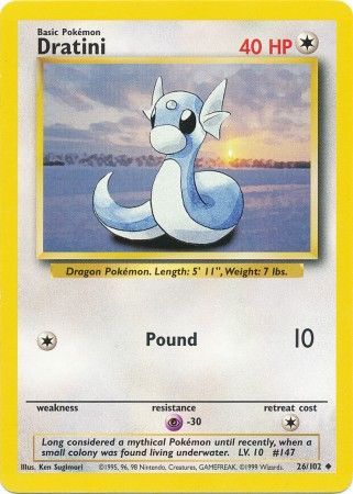 Dratini (26/102) [Base Set Unlimited] | Good Games North