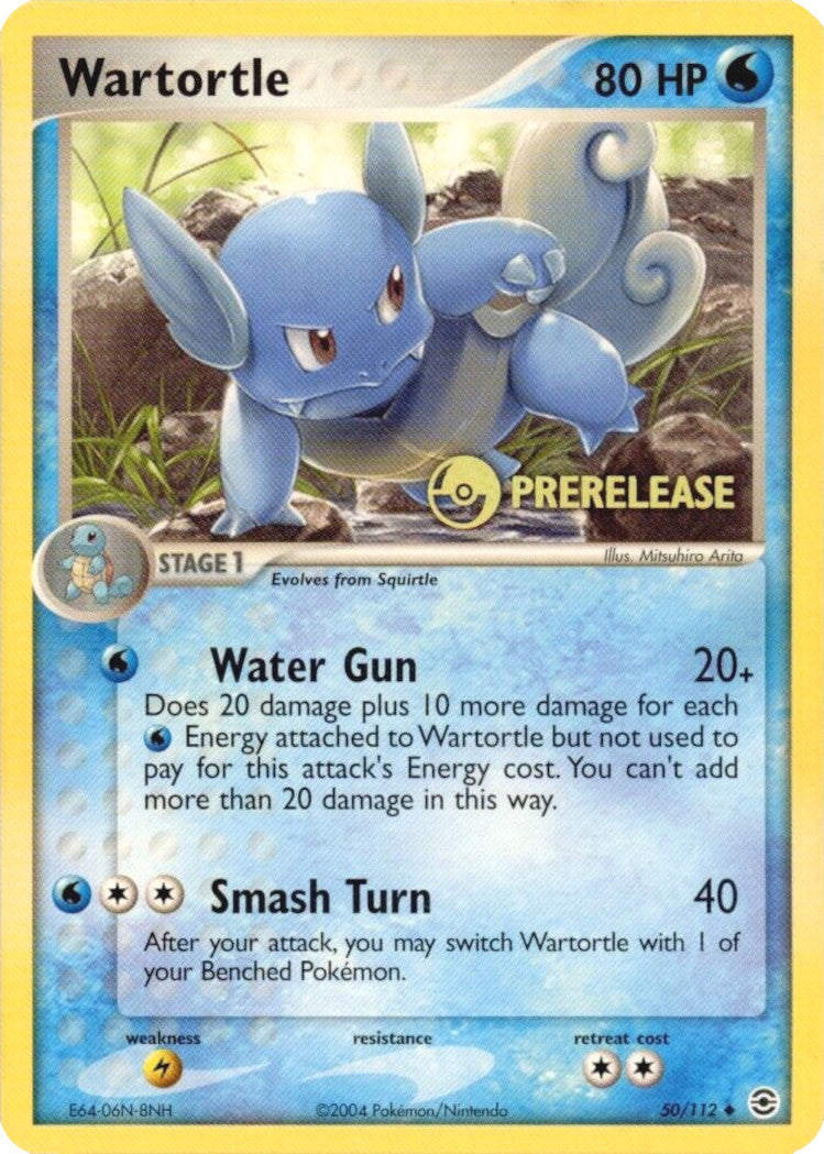 Wartortle (50/112) (Prerelease) [EX: FireRed & LeafGreen] | Good Games North