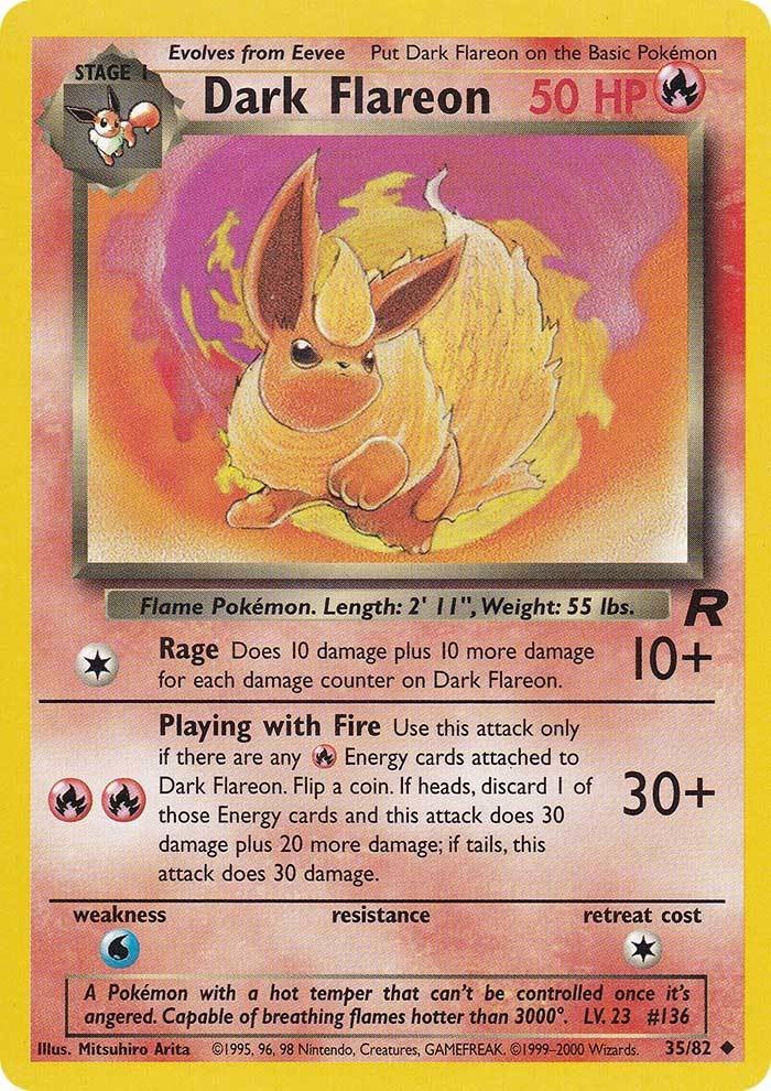 Dark Flareon (35/82) [Team Rocket Unlimited] | Good Games North
