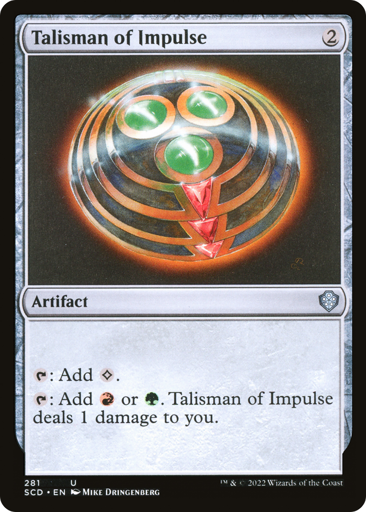 Talisman of Impulse [Starter Commander Decks] | Good Games North