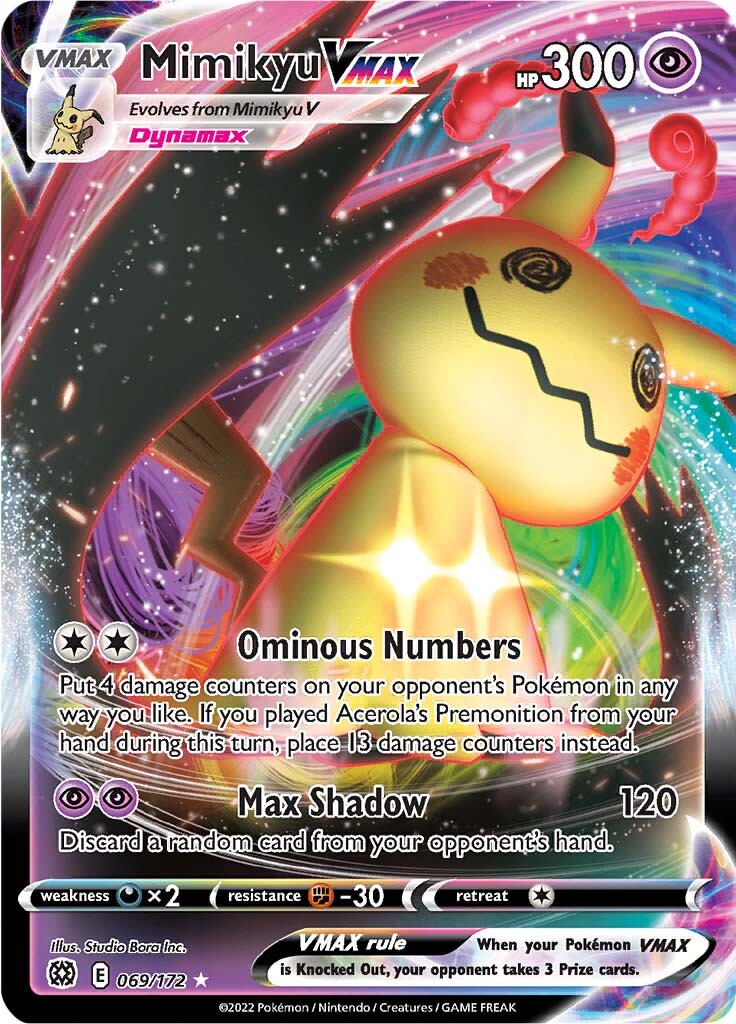 Mimikyu VMAX (069/172) [Sword & Shield: Brilliant Stars] | Good Games North