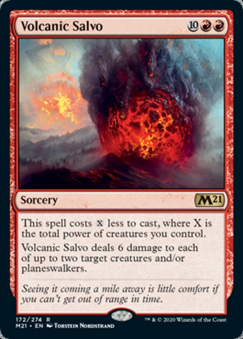 Volcanic Salvo [Core Set 2021] | Good Games North