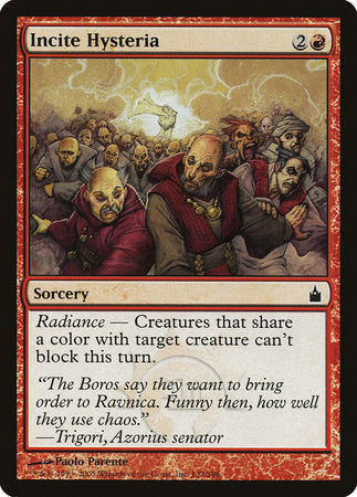 Incite Hysteria [Ravnica: City of Guilds] | Good Games North